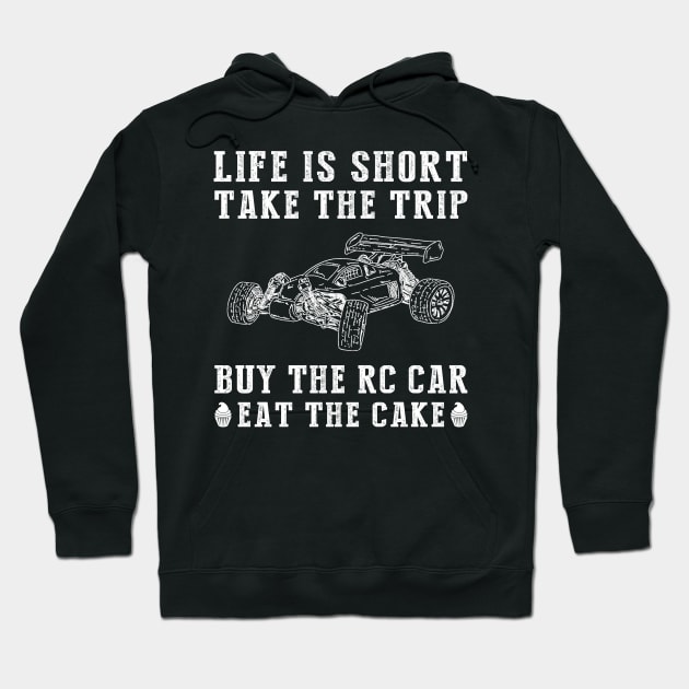 Remote Control Joyride: Racing through Life's Excitement and Sweetness! Hoodie by MKGift